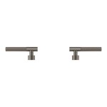 Tap lever Knurled sticks, color: Grey Tap handles