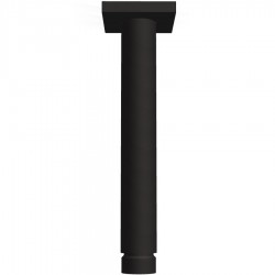 Arm 15cm Ceiling-mounted material: Brass, color: Black surface: Matt Shower arms