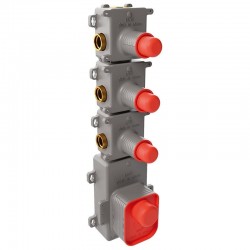 Shower tap Wall-mounted concealed part 3 way Wall-mounted - concealed part
