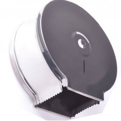 Χαρτοθήκη ρολό από inox, χρώμα: Χρωμέ επιφάνεια: Βουρτσισμένη