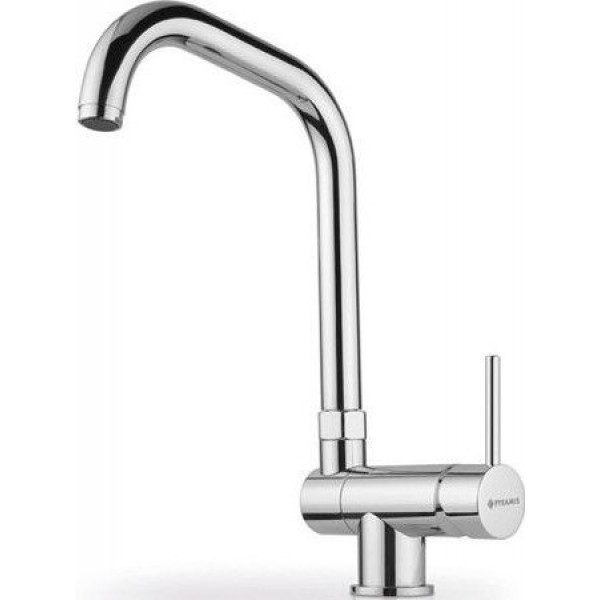 Kitchen tap Deck-mounted material: Brass Classic, color: Chrome surface: Glossy Deck-mounted Kitchen tap Deck-mounted material: Brass Classic, color: Chrome surface: Glossy Deck-mounted