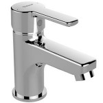 Wash basin tap Deck-mounted material: Brass mixer S size With pop-up waste set, color: Chrome surface: Glossy Deck-mounted Wash basin tap Deck-mounted material: Brass mixer S size With pop-up waste set, color: Chrome surface: Glossy Deck-mounted