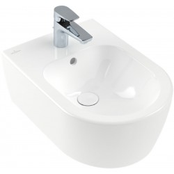 Bidet Wall-mounted, color: White surface: Glossy Wall-mounted
