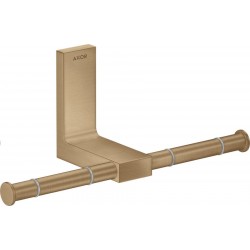 Χαρτοθήκη διπλή από ορείχαλκο Brushed Bronze, χρώμα: Μπρονζέ επιφάνεια: Βουρτσισμένη Χαρτοθήκες