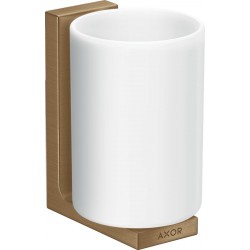 Cupholder material: Brass Wall-mounted, color: Bronze surface: Brushed Tumbler holders