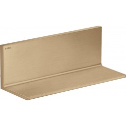 Ράφι μπάνιου 30x11 από ορείχαλκο Brushed Bronze, χρώμα: Μπρονζέ επιφάνεια: Βουρτσισμένη Ράφια μπάνιου 