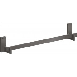 Πετσετοθήκη 60cm Brushed Black Chrome σταθερή από ορείχαλκο μονή, χρώμα: Μαύρο επιφάνεια: Βουρτσισμένη Πετσετοθήκες