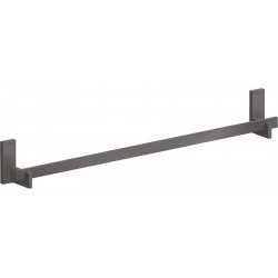 Πετσετοθήκη 80cm Brushed Black Chrome σταθερή από ορείχαλκο μονή, χρώμα: Μαύρο επιφάνεια: Βουρτσισμένη Πετσετοθήκες