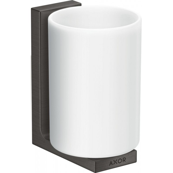 Ποτηροθήκη από ορείχαλκο επίτοιχος τύπος Brushed Black Chrome, χρώμα: Μαύρο επιφάνεια: Βουρτσισμένη Ποτηροθήκες Ποτηροθήκη από ορείχαλκο επίτοιχος τύπος Brushed Black Chrome, χρώμα: Μαύρο επιφάνεια: Βουρτσισμένη Ποτηροθήκες