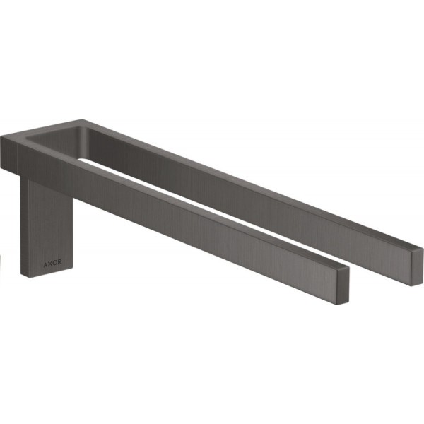 Πετσετοθήκη 38cm Brushed Black Chrome κάθετη από ορείχαλκο διπλή, χρώμα: Μαύρο επιφάνεια: Βουρτσισμένη Πετσετοθήκες Πετσετοθήκη 38cm Brushed Black Chrome κάθετη από ορείχαλκο διπλή, χρώμα: Μαύρο επιφάνεια: Βουρτσισμένη Πετσετοθήκες