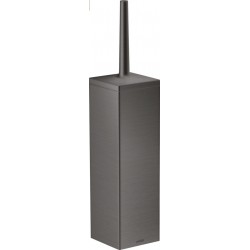 Brush (broom) material: Brass Wall-mounted Brushed Black Chrome, color: Black surface: Brushed Toilet brush holders
