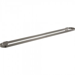 Πετσετοθήκη 80cm brushed hard graphite σταθερή από ορείχαλκο μονή, χρώμα: Γκρι επιφάνεια: Βουρτσισμένη Πετσετοθήκες