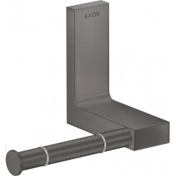 Paper holder no cover material: Brass Brushed Black Chrome, color: Black surface: Brushed Toilet paper holders