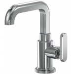 Wash basin tap Deck-mounted L size material: Brass mixer With push-open waste set, color: Chrome surface: Glossy Deck-mounted