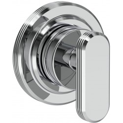 Μπαταρία ντουζιέρας εντοιχιζόμενη εξωτερικό μέρος 1 εξόδου αναμεικτική από ορείχαλκο με πλακέτα, χρώμα: Χρωμέ επιφάνεια: Γυαλιστερή Εντοιχιζόμενες εξωτερικό μέρος