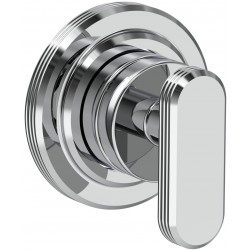 Διανομέας εντοιχιζόμενης μπαταρίας ντουζιέρας εξωτερικό μέρος από ορείχαλκο 2 εξόδων, χρώμα: Χρωμέ επιφάνεια: Γυαλιστερή Διανομείς εξωτερικό μέρος