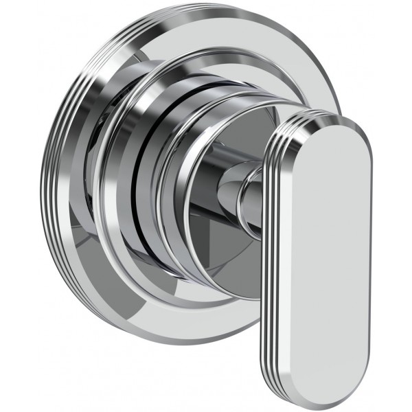 Diverter for concealed shower tap Wall-mounted - external part material: Brass 2 way, color: Chrome surface: Glossy Diverters - external part
