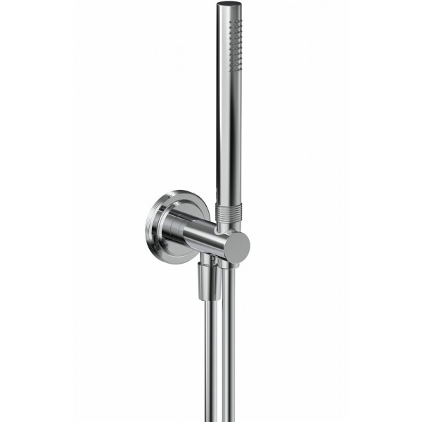 Shower head W/ hose, holder and outlet elbow 1 jet, color: Chrome surface: Glossy Hand showers Shower head W/ hose, holder and outlet elbow 1 jet, color: Chrome surface: Glossy Hand showers