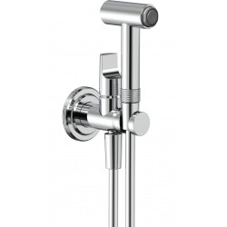 Bidet system external part Mixing material: Brass, color: Chrome surface: Glossy Wall-mounted bidet hand shower systems