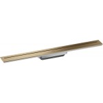 Shower channel material: Brass 70cm, color: Bronze Linear shower drains