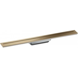 Shower channel material: Brass 70cm, color: Bronze Linear shower drains