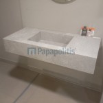 Πάγκος μπάνιου με νιπτήρα 119,5x18x50 από γρανίτη gres porcell.smaltato επιφάνεια: Ματ με 1 νιπτήρα Pitera Gris, χωρίς οπή, χρώμα: Γκρι Νιπτηροπάγκοι Πάγκος μπάνιου με νιπτήρα 119,5x18x50 από γρανίτη gres porcell.smaltato επιφάνεια: Ματ με 1 νιπτήρα Pitera Gris, χωρίς οπή, χρώμα: Γκρι Νιπτηροπάγκοι