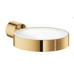 Base for wall-mounted accessories material: Brass surface: Glossy, color: Gold Soap holders