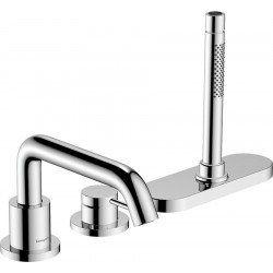 Bathtub tap Deck-mounted external part material: Brass, color: Chrome surface: Glossy Deck-mounted