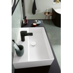 Washbasin Wall-mounted 60x42x13,5 White Alpin no pedestal / Without overflow With 1 bowl With hole in the middle material: Porcelain, color: White surface: Glossy Wall-mounted Washbasin Wall-mounted 60x42x13,5 White Alpin no pedestal / Without overflow With 1 bowl With hole in the middle material: Porcelain, color: White surface: Glossy Wall-mounted