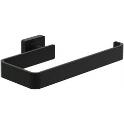 Towel 20,9cm Fixed material: Brass single, color: Black surface: Matt Towel rails