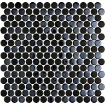 Mosaic 1,9x1,9 Spain, shape: Round 1st choice, hue: Black Mosaics