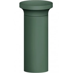 Νιπτήρας επιδαπέδιος 44,5x44,5x90 από crystal plant χωρίς οπή, χωρίς υπερχείλιση, Matt Agave, χρώμα: Πράσινο επιφάνεια: Ματ Επιδαπέδιοι