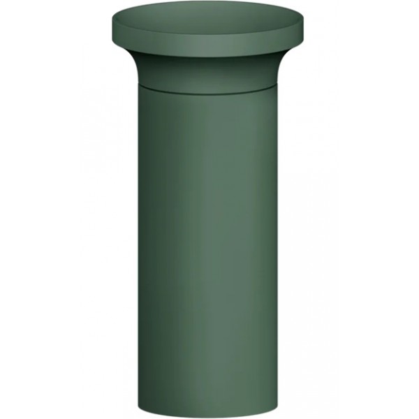 Νιπτήρας επιδαπέδιος 44,5x44,5x90 από crystal plant χωρίς οπή, χωρίς υπερχείλιση, Matt Agave, χρώμα: Πράσινο επιφάνεια: Ματ Επιδαπέδιοι