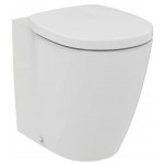 Floor standing toilet & toilet seat soft closing, style: Wrapover Aquablade back to wall vertical outlet / horizontal outlet p 55x36,5 surface: Glossy, color: White Floor standing