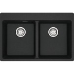 Sink Granite 76x50 free nested 2 cabinet, color: Black Granite Sink Granite 76x50 free nested 2 cabinet, color: Black Granite