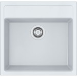 Sink Synthetic 56x49 free nested 1 bowl, color: White Synthetic