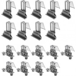 Κλιπ ένθετων νεροχυτών για λεπτούς πάγκους εργασίας, 2x9cm (Σετ) από πλαστικό Εξοπλισμός τοποθέτησης