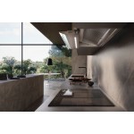 Απορροφητήρας εντοιχιζόμενος απλός 90cm 250 W, χρώμα: Χρωμέ Απορροφητήρες εντοιχιζόμενοι