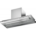 Απορροφητήρας εντοιχιζόμενος απλός 90cm 250 W, χρώμα: Χρωμέ Απορροφητήρες εντοιχιζόμενοι