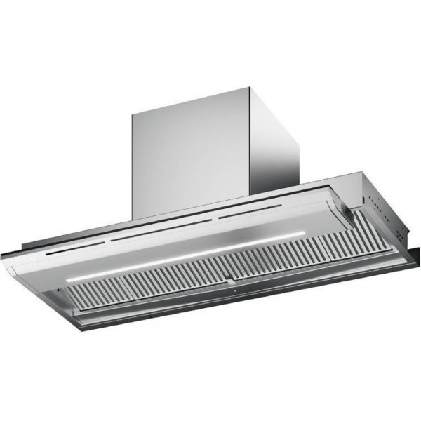 Απορροφητήρας εντοιχιζόμενος απλός 90cm 250 W, χρώμα: Χρωμέ Απορροφητήρες εντοιχιζόμενοι