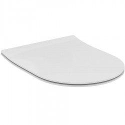 Toilet-seat soft closing, style: Sandwich Slim, color: White Toilet seats & covers