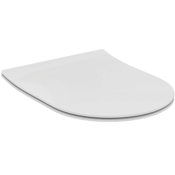Toilet-seat soft closing, style: Sandwich Slim, color: White Toilet seats & covers