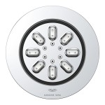 Shower (jet), color: Chrome material: Brass surface: Glossy Wall-mounted shower heads