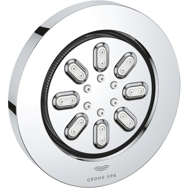 Shower (jet), color: Chrome material: Brass surface: Glossy Wall-mounted shower heads