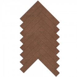 Chevron 23x44 Italy, style: cotto 1st choice rettificato surface: Matt, hue: Brick Chevron