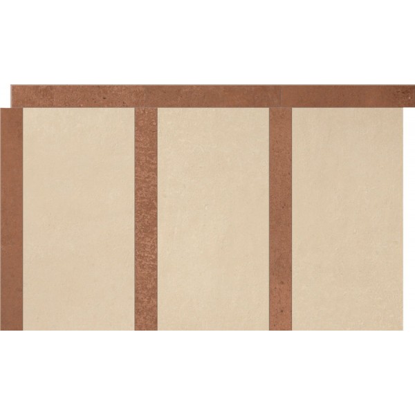 Μπορντούρα (Listello) 32x55 Ιταλίας rettificato Α’ διαλογής R10 Naturale, 9mm Cotone Mattone, απόχρωση: Mix Μπορντούρα (Listello) 32x55 Ιταλίας rettificato Α’ διαλογής R10 Naturale, 9mm Cotone Mattone, απόχρωση: Mix