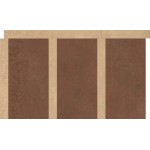 Μπορντούρα (Listello) 32x55 Ιταλίας rettificato Α’ διαλογής R10 Naturale, 9mm Amaranto Rosato, απόχρωση: Mix Μπορντούρες-Decore