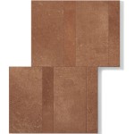 Μπορντούρα (Listello) 30x40 Ιταλίας rettificato Α’ διαλογής R10 Naturale, Mattone, 9mm, απόχρωση: Κεραμιδί Μπορντούρες-Decore