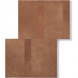 Μπορντούρα (Listello) 30x40 Ιταλίας rettificato Α’ διαλογής R10 Naturale, Mattone, 9mm, απόχρωση: Κεραμιδί Μπορντούρες-Decore