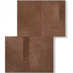 Edging (Listello) 30x40 Italy 1st choice rettificato, hue: Brick Tile Liners (Listello)-Decore